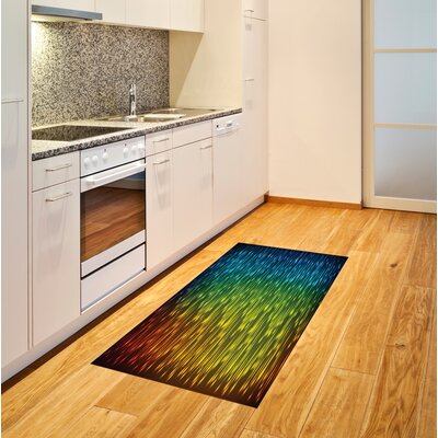 contour rug area psychedelic warped motion yellow